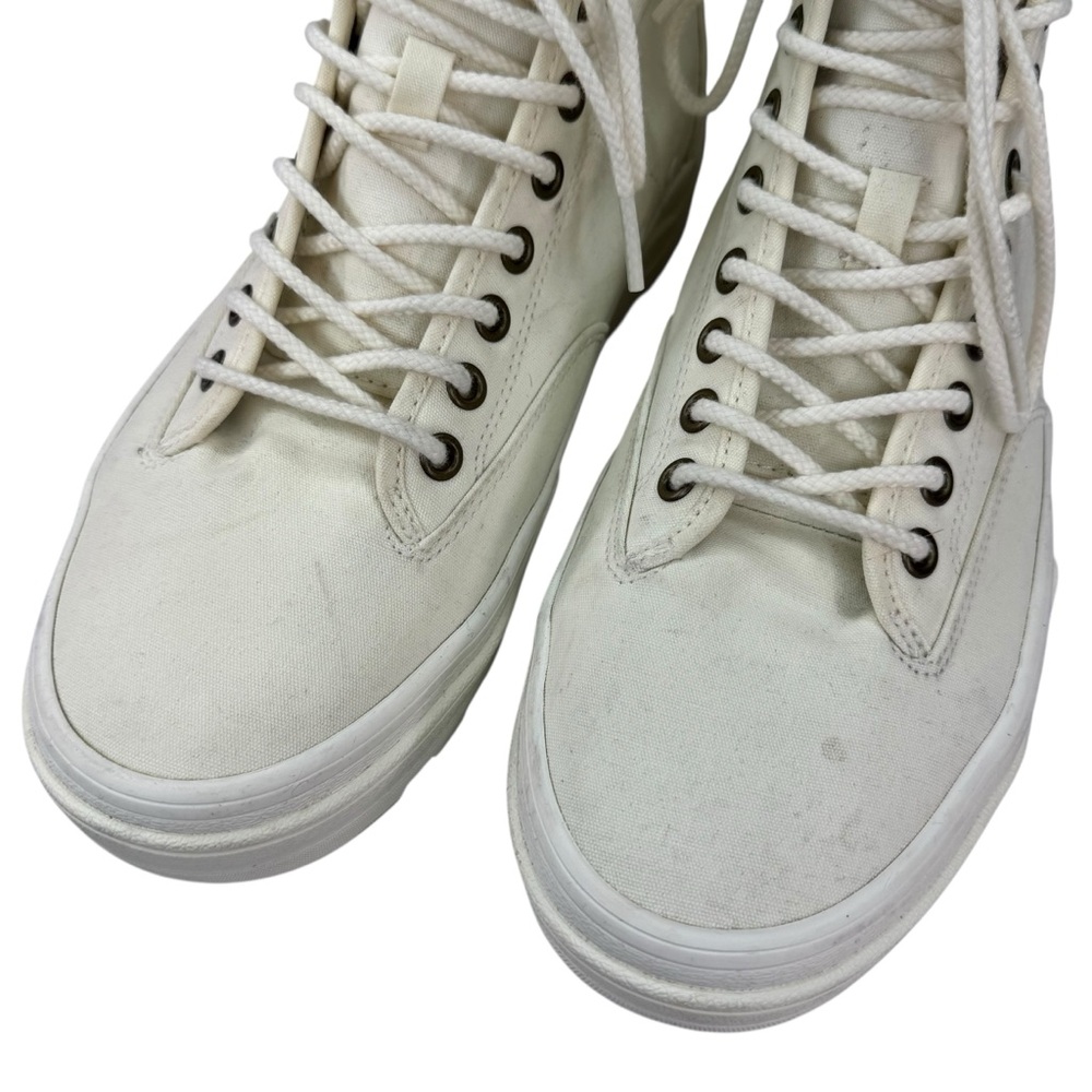 Vans Sentry Wc Glory Check Cream Hi-Top Waffle Cup Shoes M8/W9.5 - Picture 3 of 8